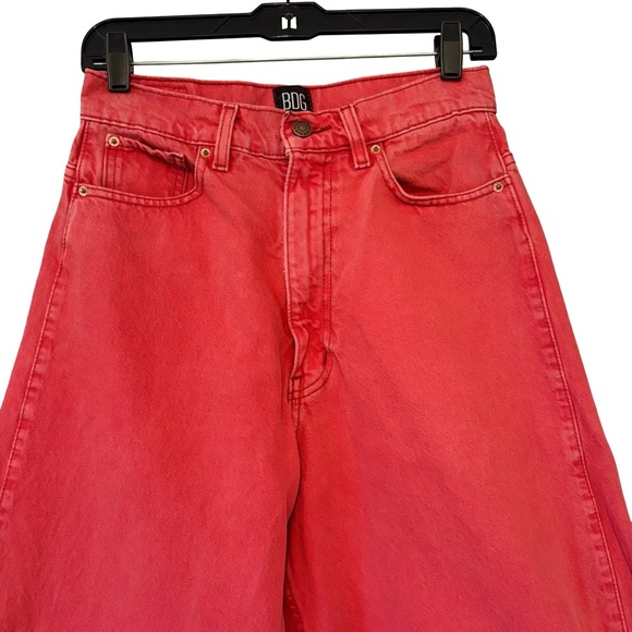 BDG Urban Outfitters Extreme Baggy Jeans in Red, Sz 27 - Picture 7 of 16